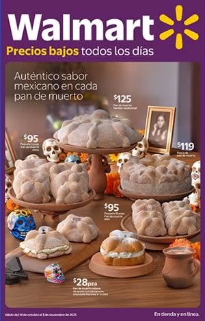 Folleto Walmart México Ofertas Día de Muertos 2025